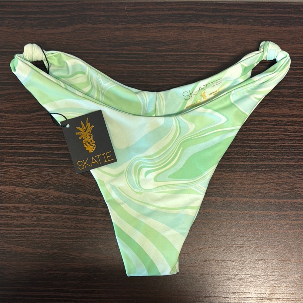 Skatie Suzanne Bikini Bottom in Bermuda